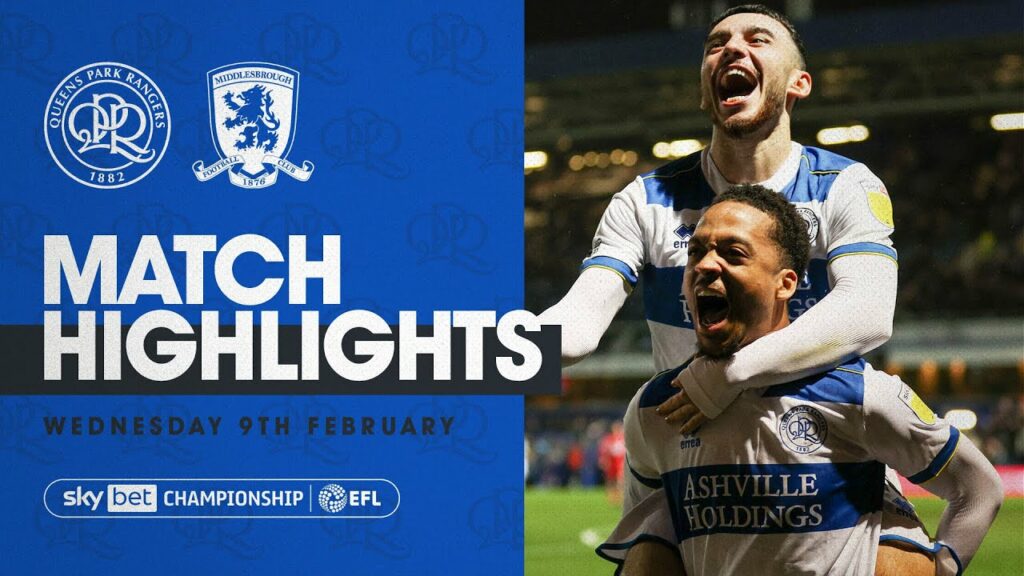 Chair & Willock net in a thrilling contest | Highlights | QPR 2 - 2 Middlesbrough FC