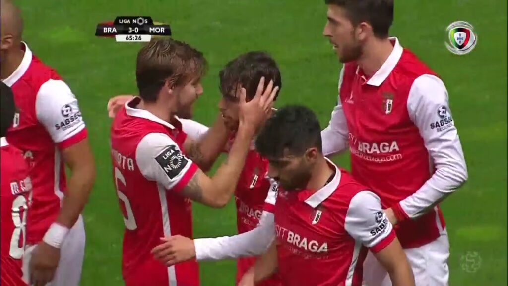 Golo de Ricardo Horta: Braga (3)-0 Moreirense (Liga 26ªJ)