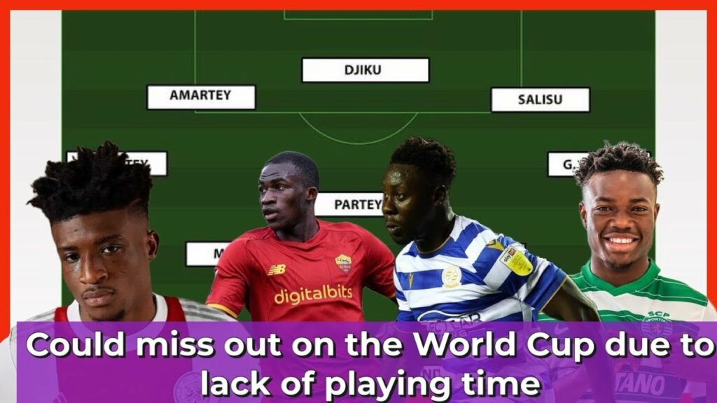 Ghana black stars players who may miss out on FIFA World Cup 2022 at Qatar