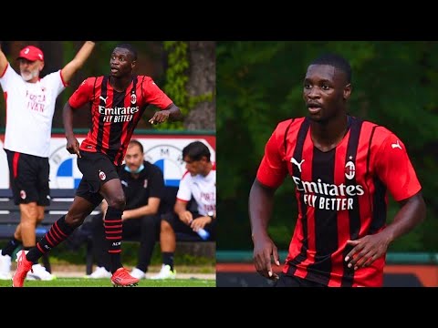 Fode Ballo Toure vs Modena | Debut for Milan 🇸🇳