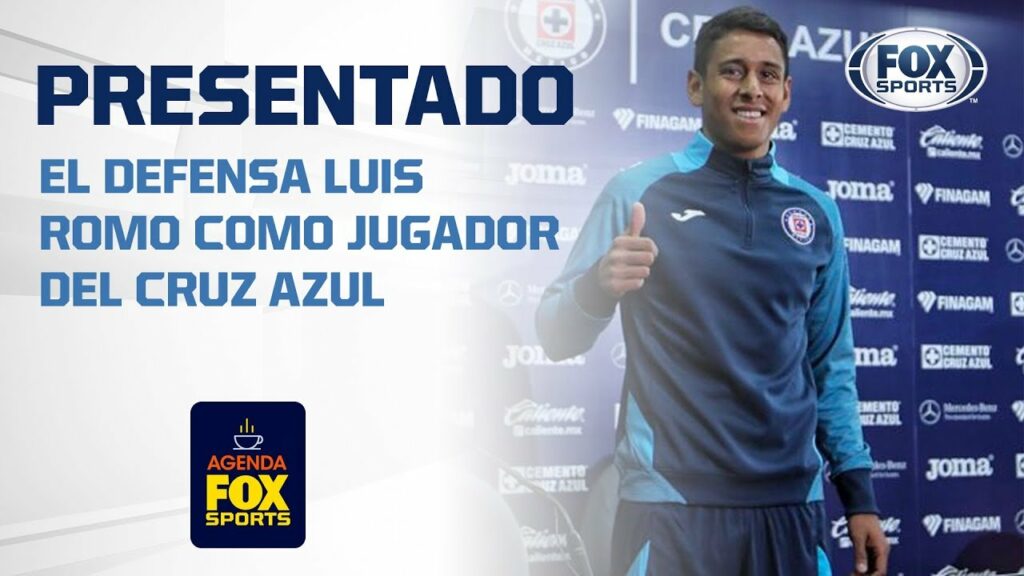 La presentación de Luis Romo como jugador de Cruz Azul