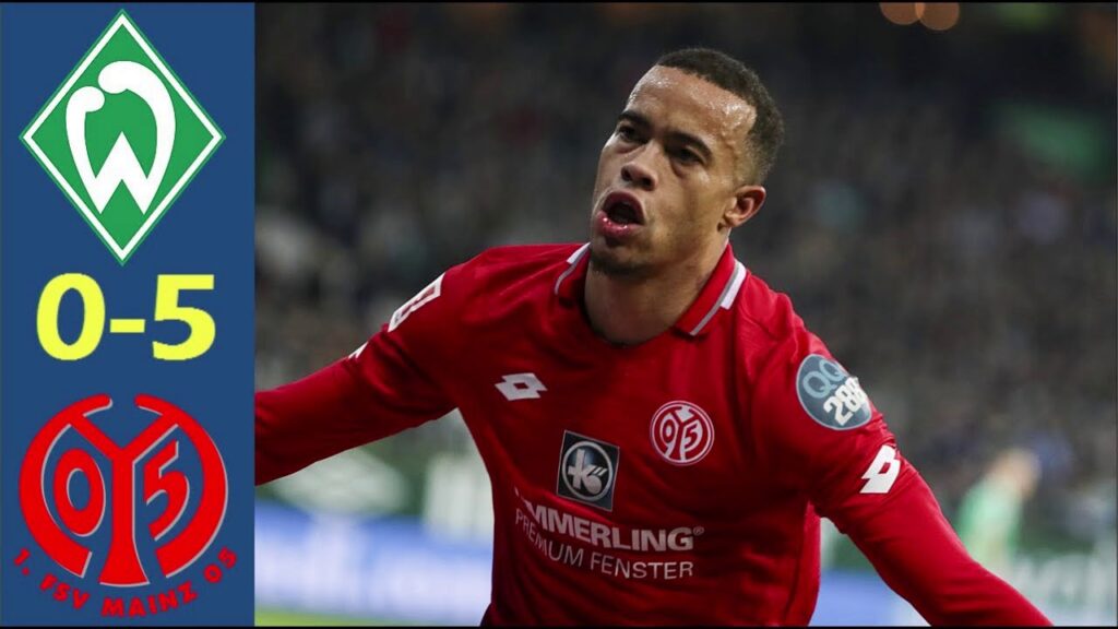 Werder Bremen vs Mainz 05 0 5 Robin Quaison hat trick Juan