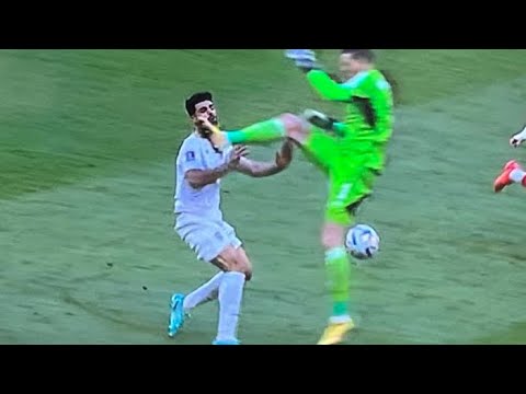 Wayne Hennessey red card vs Iran | Wales vs Iran | 0-0 |
