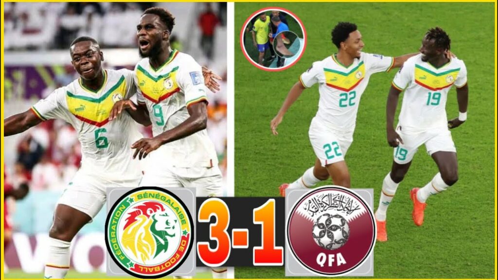 SÉNÉGAL 3-1 QATAR ! LE SÉNÉGAL RÉAGIS BIEN ! MENDY PRIME ? BOULAYE DIA DÉCISIF ! - Neymar blessé..