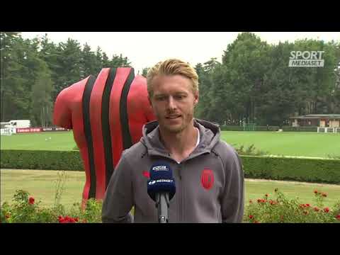 Simon Kjær interview before Liverpool - AC Milan