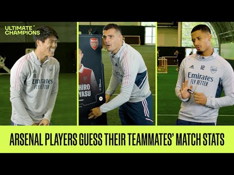 Xhaka, Saliba and Tomiyasu guess their teammates' stats | Ultimate Champions