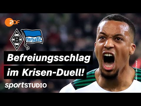 Gladbach – Hertha BSC Highlights | Bundesliga, 26. Spieltag 2021/22 | sportstudio