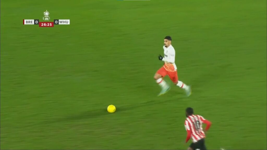 Lucas Paquetá vs Brentford (07/01/2023)