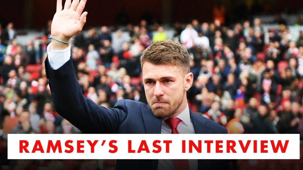 Aaron Ramsey's emotional final Arsenal interview