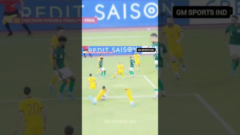 Salem Al-Dawsari Cetak Gooll Di Menit 65 Lewat Pinalti(Saudi Arab vs Australia) Afc Asian Qualifiers