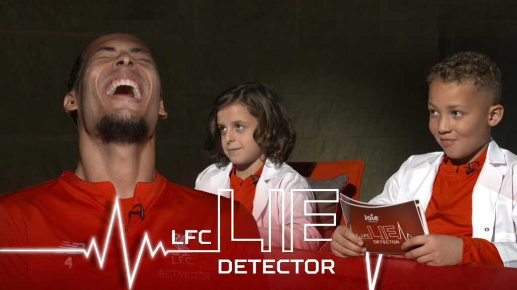Van Dijk takes Lie Detector Test | 'Ever picked your nose and eaten it?' | Kop Kids