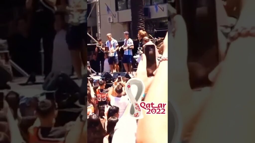 ENZO FERNANDEZ y EXEQUIEL PALACIOS Fueron homenajeados en San Martín 🏆🇦🇷 #shorts