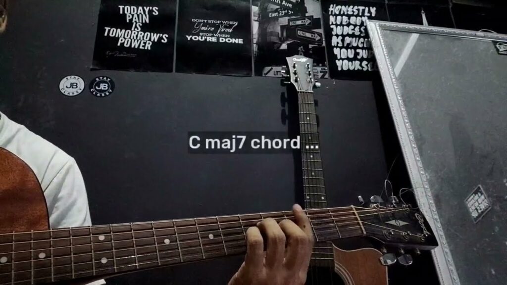 Learn C major7 chor for beginner (by BW TV)