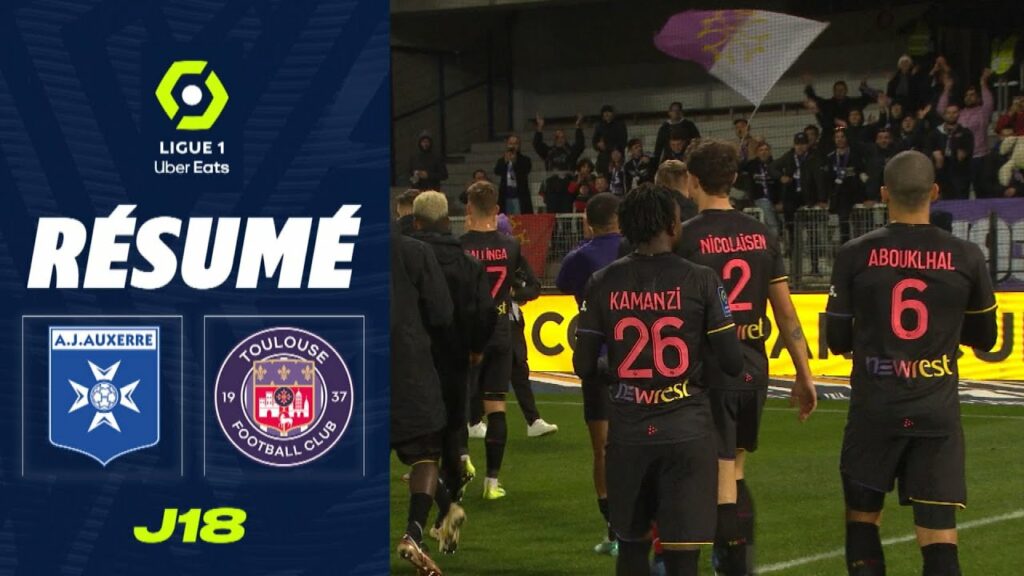 AJ AUXERRE - TOULOUSE FC (0 - 5) - Résumé - (AJA - TFC) / 2022-2023