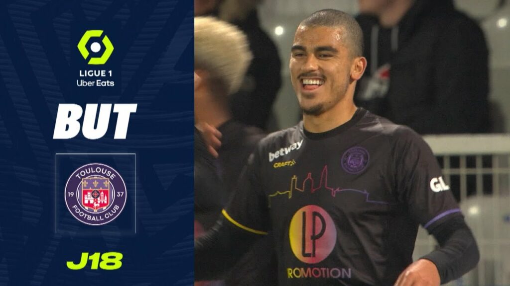 But Zakaria ABOUKHLAL (75' - TFC) AJ AUXERRE - TOULOUSE FC (0-5) 22/23