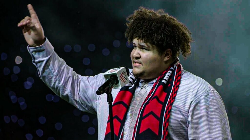 Tim Weah and DeAndre Yedlin Meet Anthem Singer King Kell