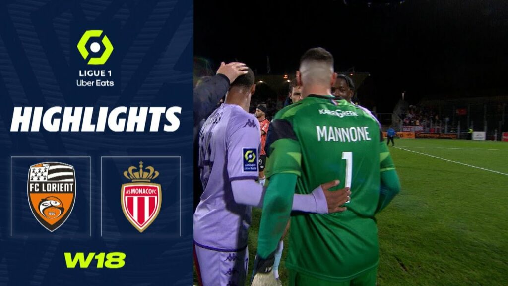 FC LORIENT - AS MONACO (2 - 2) - Highlights - (FCL - ASM) / 2022-2023