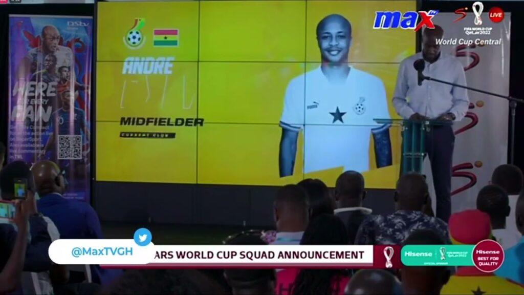 Full: Watch How Otto Addo announced the 26 Man Squad for the World Cup Qatar 2022