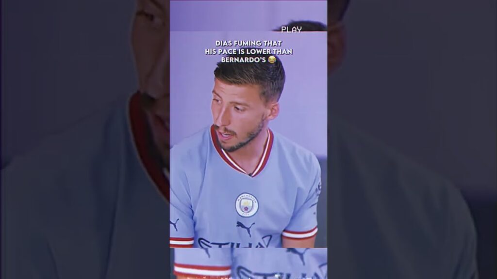 Rúben Dias Is Very Disappointed With His FIFA 23 Pace 😒 #shorts