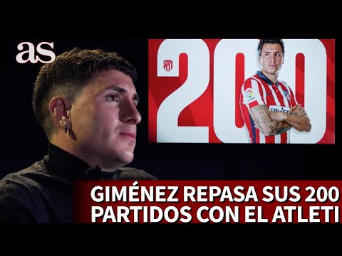Giménez y sus 200 partidos: piel de gallina para los fans del Atlético de Madrid | Diario AS