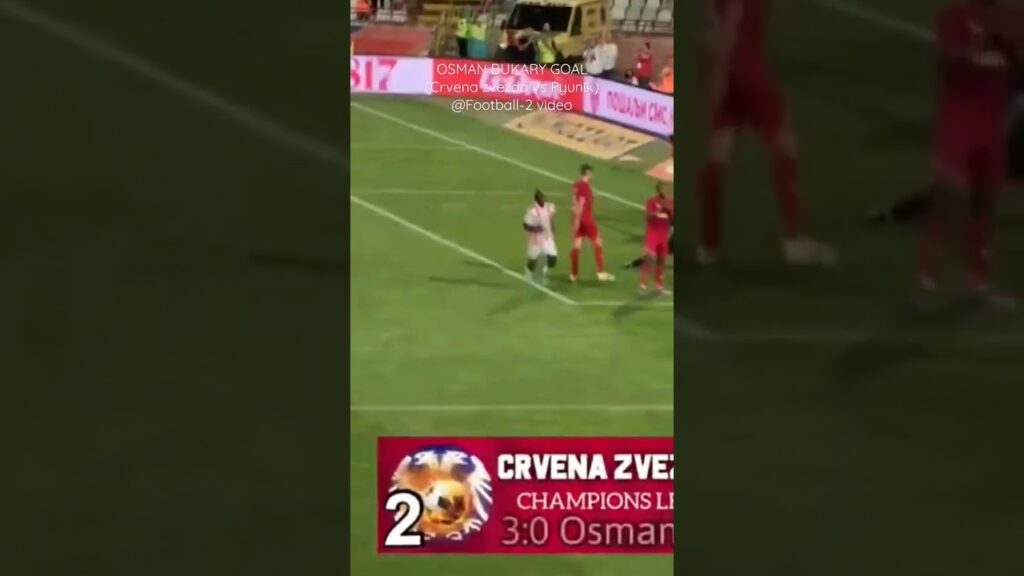 Osman Bukari goal Crvena zvezda vs Pyunik #shorts #football #crvenazvezda