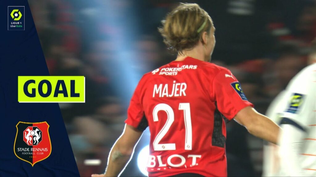 Goal Lovro MAJER (28' - SRFC) STADE RENNAIS FC - MONTPELLIER HÉRAULT SC (2-0) 21/22