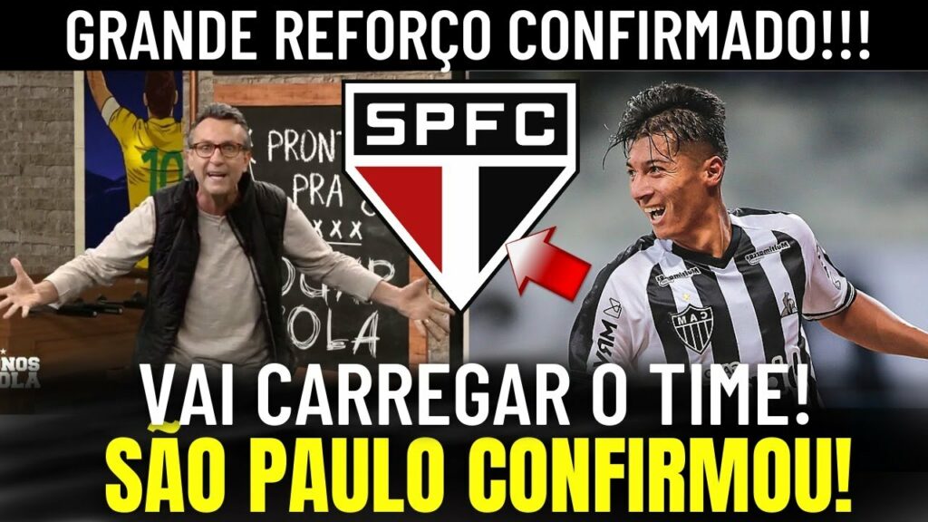 NOTA OFICIAL! ALAN FRANCO É CONFIRMADO NO SÃO PAULO! CHEGADA ENLOUQUECE! NOTICIAS DO SÃO PAULO!