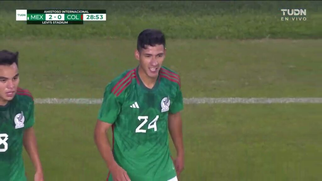 gol de Gerardo Arteaga   México 2-3 Colombia