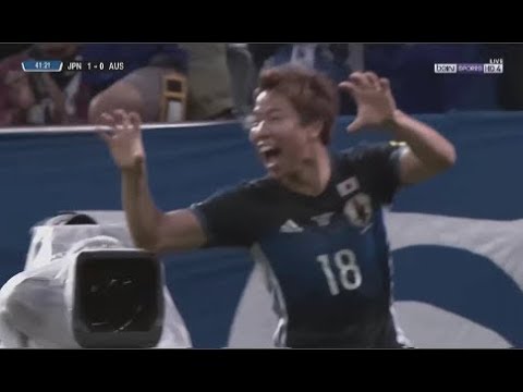 Takuma Asano Goal Japan 1-0 Australia World cup Qualifications 2018