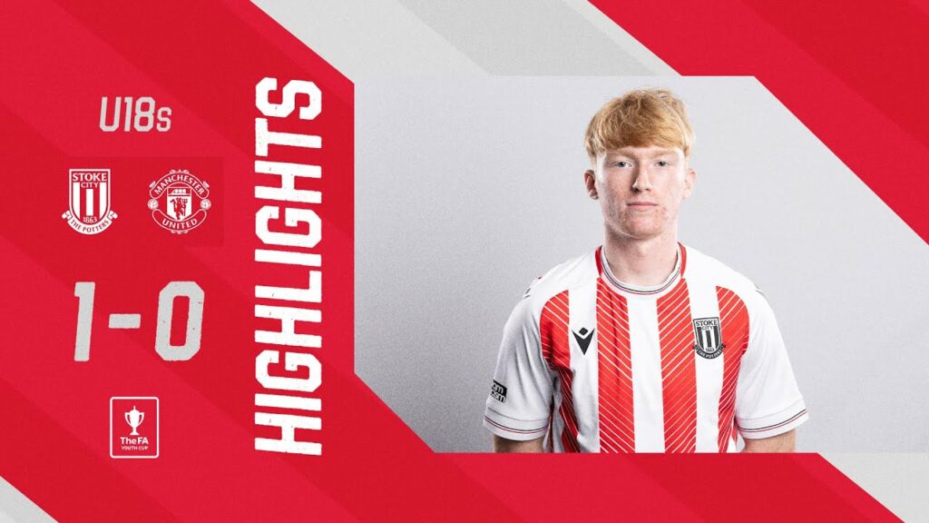 Bickerton Free-Kick Knocks Out Holders | FA Youth Cup Highlights | Stoke City 1-0 Manchester United