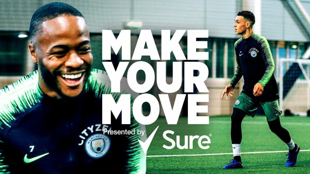 Raheem Sterling, Phil Foden & Danilo | Make Your Move presented by Sure Raheem Sterling, Phil Foden & Danilo | Make Your Move presented by Sure