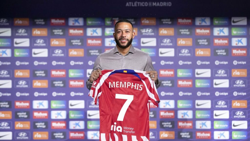 MEMPHIS DEPAY WELCOME TO ATLETICO MADRID 2023✔