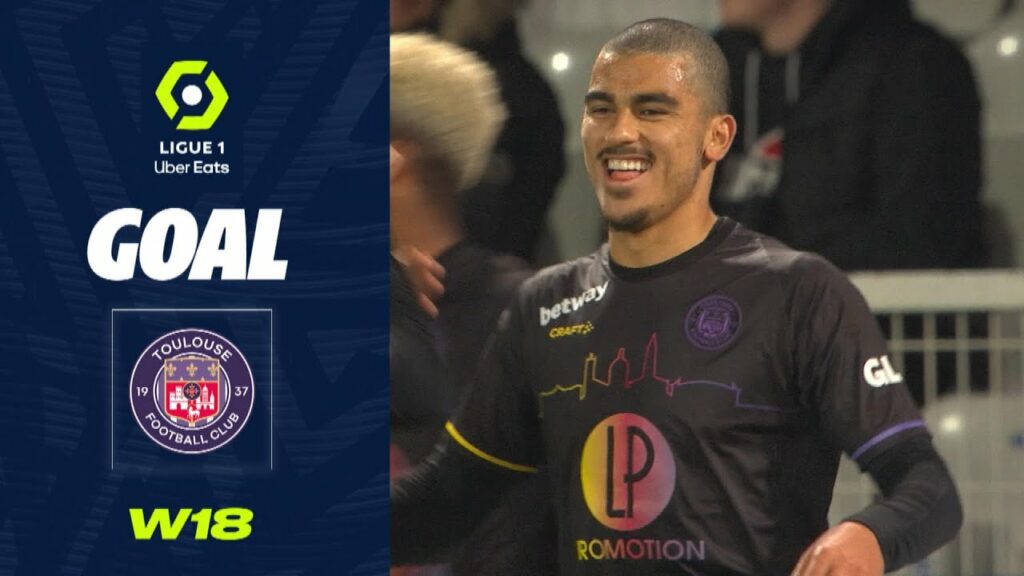 Goal Zakaria ABOUKHLAL (75' - TFC) AJ AUXERRE - TOULOUSE FC (0-5) 22/23