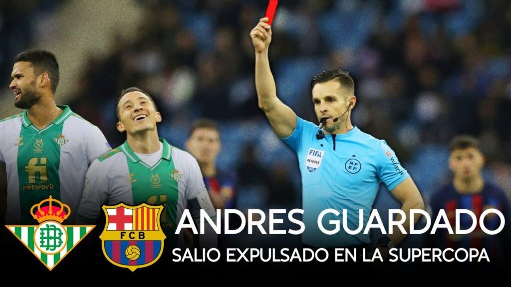 Andres GUARDADO entra de Cambio y Sale EXPULSADO ante el BARCELONA