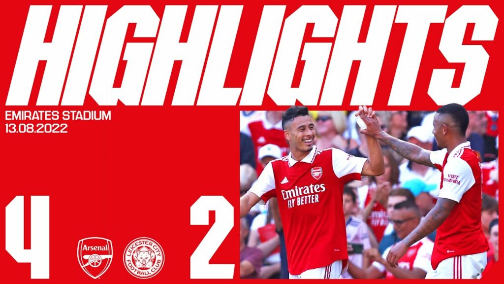 HIGHLIGHTS | Arsenal vs Leicester City (4-2) | Gabriel Jesus (2), Xhaka, Martinelli HIGHLIGHTS | Arsenal vs Leicester City (4-2) | Gabriel Jesus (2), Xhaka, Martinelli