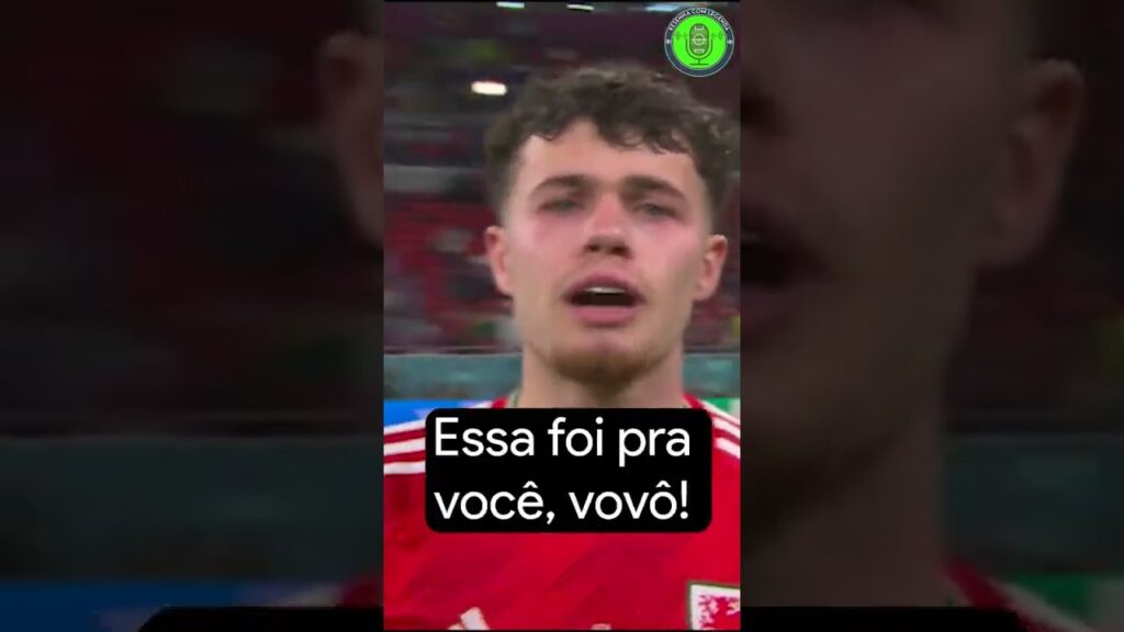 HOMENAGEM EMOCIONANTE DE JOGADOR DE GALES NA COPA #shorts