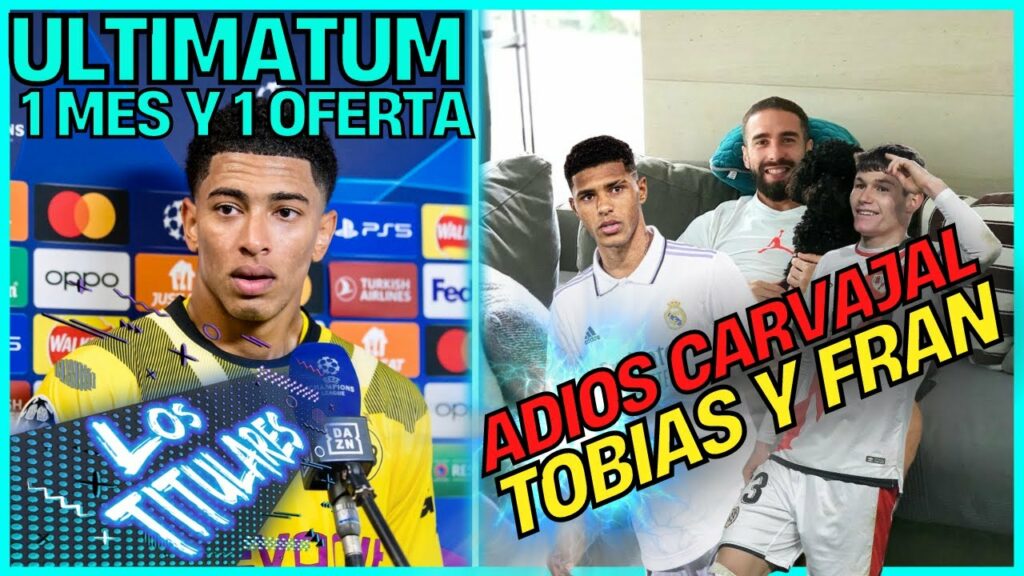 LA LESIÓN DE DANI CARVAJAL PRECIPITA A LOS VINICIUS TOBIAS Y FRAN GARCIA | 1 MES PARA BELLINGHAM