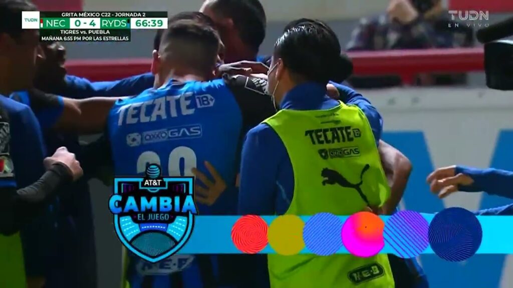 Gol de Jesús Gallardo| Necaxa 0-4 Rayados | Liga BBVA MX - Grita México C22 - Jornada 2