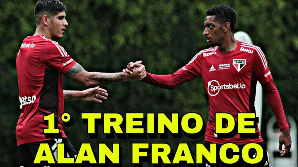TREINO DO SPFC 05/01/23 COM ALAN FRANCO!