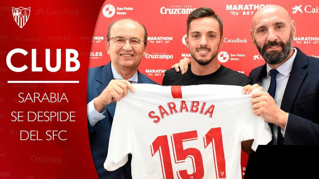 Sarabia se despide del Sevilla FC