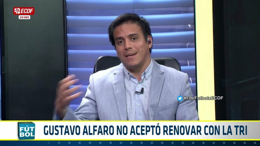 F DE FÚTBOL | GUSTAVO ALFARO NO SEGUIRÁ EN LA SELECCIÓN DE ECUADOR