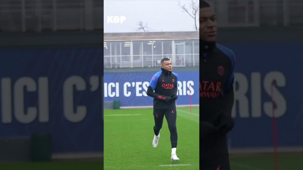 Kylian Mbappé et Achraf Hakimi sont de retour à l'entraînement avec le PSG 💥 #shorts