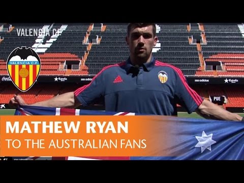 Mathew Ryan's message to the Australian fans/ Mensaje de Mathew Ryan a los fans australianos