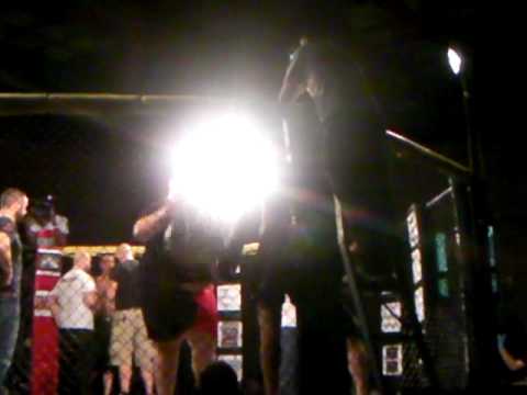 Mark Harris at Storm is coming cage show in Hastings