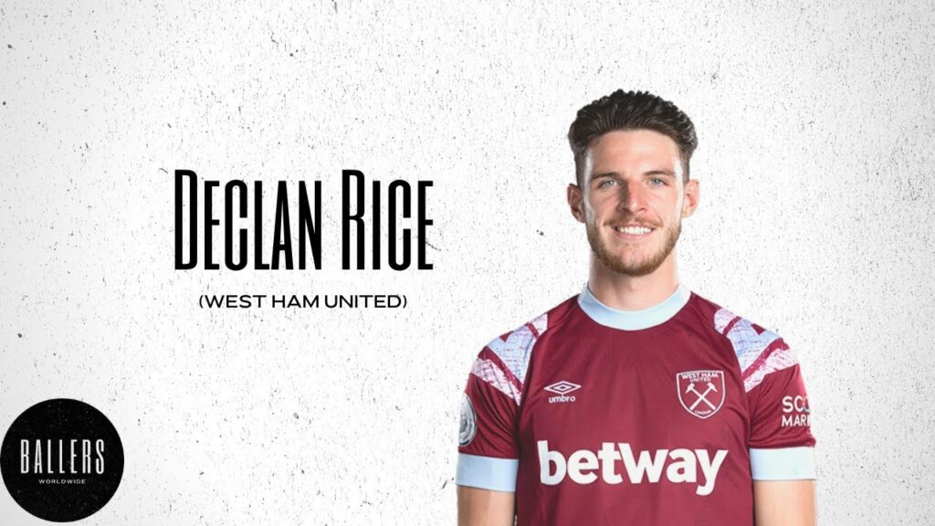 Declan Rice | skills passes and tackles | West Ham United 2022/23