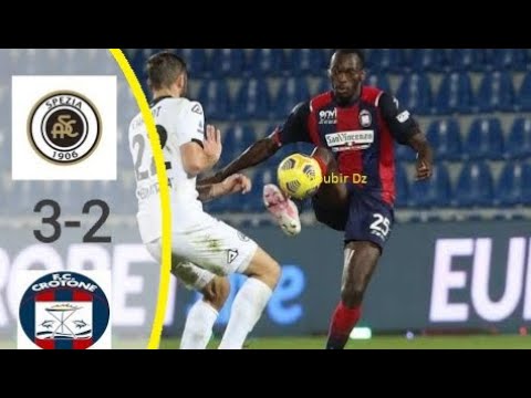 Spezia vs Crotone  3-2 Serie A ● 10/04/2021 HD