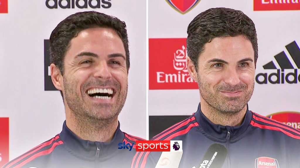 "I haven't finished my question!" 🤣 | Arsenal boss Mikel Arteta's FUNNY exchange with reporter!