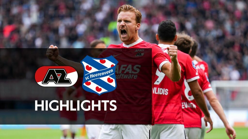 Highlights AZ - sc Heerenveen | Play-Offs Eredivisie