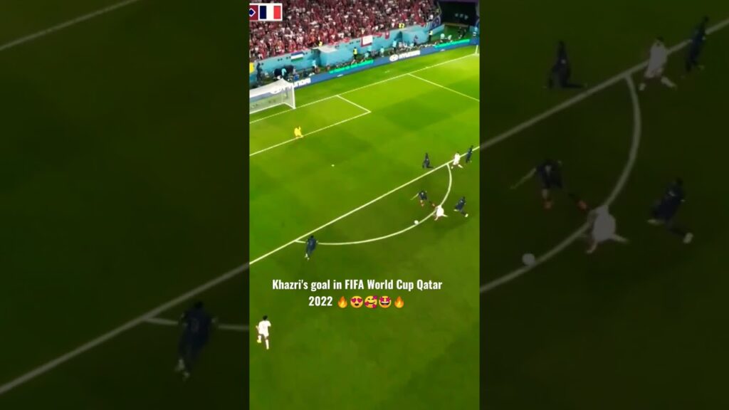 Wahbi Khazri's goal in FIFA World Cup Qatar 2022 🔥😍#shorts #football #fifaworldcup2022 #wahbikhazri