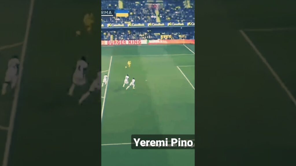 Yeremi Pino Gol goal vs Real madrid #realmadrid #villarreal